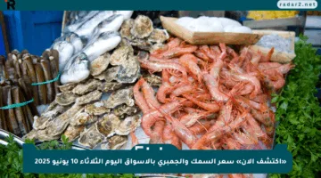 «اكتشف الآن» سعر السمك والجمبري بالأسواق اليوم الثلاثاء 10 يونيو 2025